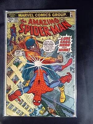 Buy Marvel Comics 1973 The Amazing Spider-Man # 123 Luke Cage. Vintage • 27.70£
