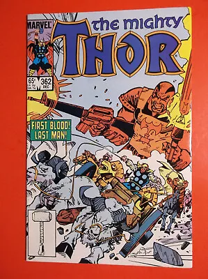 Buy Thor # 362 - Vf+ 8.5 - Death Of Executioner - 1985 Walt Simonson • 6.70£