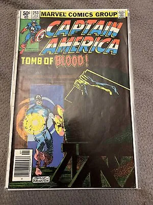 Buy Captain America #253 VF (Marvel 1980) Byrne/Rubinstein 1st Union Jack Newsstand • 7.20£