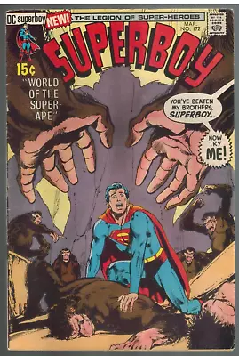 Buy Superboy 172 Vs Yango!   New Legion Of Super-Heroes Story!   1971  VG/F DC Comic • 7.11£