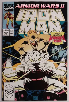 Buy Iron Man #263 ~ Marvel Comics 1990 ~ DIRECT EDITION ~ WHITE PAGES ~ With Insert! • 7.98£