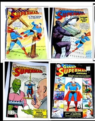 Buy SUPERMAN #134+138+167+ Annual #1 ( 1960/1964) DC Comics • 59.99£