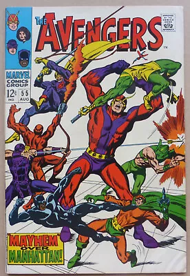 Buy THE AVENGERS #55, KEY ISSUE WITH 1st APPEARANCE OF  ULTRON , CLASSIC SILVER AGE. • 175£