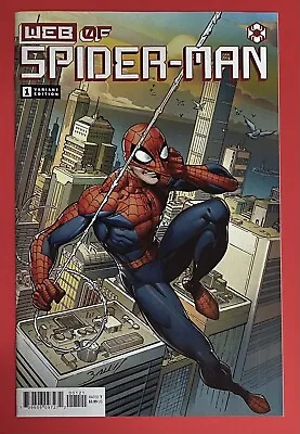 Buy W.e.b. Of Spiderman 1 2021 1:25 Mark Bagley Variant 1st Harley Keener • 42.33£