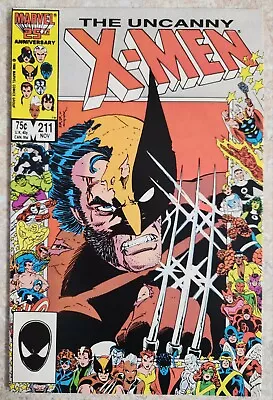 Buy Uncanny X-Men #211 Marvel Comics 1986 • 11.84£