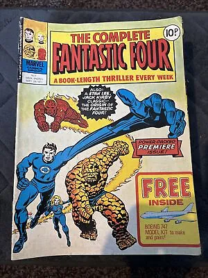 Buy The Complete Fantastic Four Comics Weekly UK 1 To 37 Complete Series Thing Torch • 49.99£