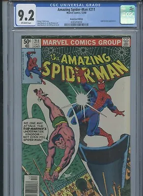 Buy Amazing Spider-Man #211 1980 CGC 9.2 (Newsstand) • 40.03£