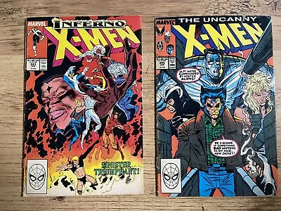 Buy Uncanny X-Men # 243 & 245 (2 Comics) Free Postage • 6£