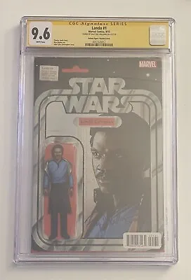 Buy Star Wars Lando #1D CGC SS 9.6 Signed Billy Dee Williams Action Figure Variant • 275£