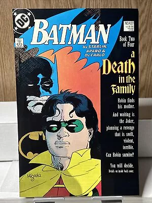 Buy Batman #427 (Death In The Family Pt. 2/Death Of Jason Todd) 1988 DC Comics • 20.90£