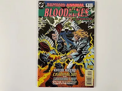 Buy Batman Legends Of The Dark Knight Annual Vol. 1 Number 3 (Bloodlines) 1993 • 4.10£