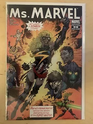 Buy Ms Marvel #20, Marvel Comics, December 2007, NM, Zombie Variant Cover • 6.65£