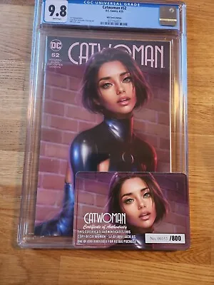 Buy Catwoman #52 CGC 9.8 Will Jack Trade Variant Limited To Only 800 Copies W/ COA • 80£