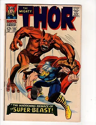 Buy The Mighty Thor #135-1966-KEY(THIS BOOK HAS MINOR RESTORATION SEE DESCRIPTION) • 21.11£