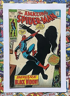 Buy Amazing Spider-man #86 - Jul 1970 - Black Widow Appearance - Fn+ (6.5) Pence! • 67.49£