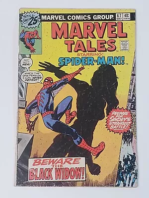 Buy MARVEL TALES 67 Marvel Comics Spider-Man Black Widow Bronze Age 1976 Midgrade • 3.95£
