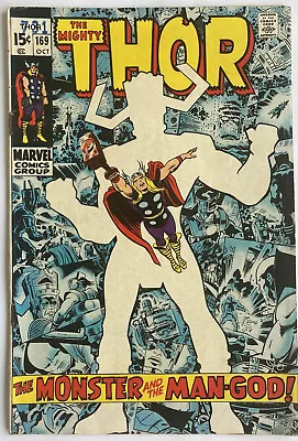 Buy Thor #169 Oct 1969 Key Origin Of Galactus  Jack Kirby Art  Major Key Cents 🔥🔑 • 89.99£