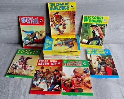 Buy Cowboy Adventure  Library Comic Lot Of 22 Vintage 1970s Western Story's • 34.99£