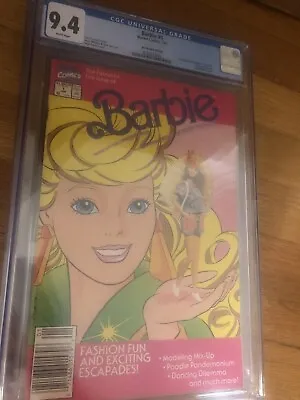 Buy BARBIE #1 Comic Book CGC 9.4 Marvel 1991 John Romita Cover Newsstand • 30.98£