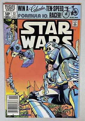 Buy Star Wars 53 Marvel Comics Newsstand Variant VF-/VF Princess Leia 1981 • 7.90£
