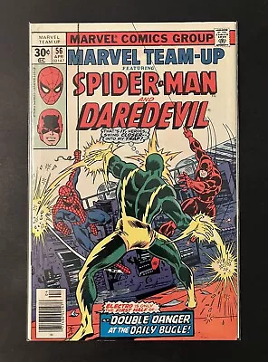 Buy Marvel Team Up #56 (1977) Spider-man Daredevil Electro 🔥 Bronze Age 🔥 Nice! • 1.57£
