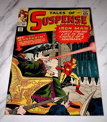 Buy Tales Of Suspense #50 NM- 9.2 OW/W Pages 1964 Marvel Iron Man 1st Mandarin • 1,823.24£