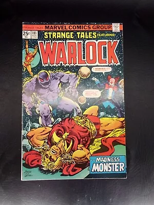 Buy WARLOCK Marvel STRANGE TALES 181 1975 2nd App/1st Full GAMORA JIM STARLIN Comic • 18.93£