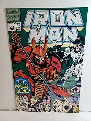 Buy Iron Man 281 War Machine 1st Masters Of Silence Marvel  • 13.65£