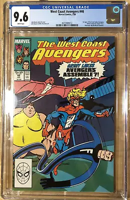 Buy West Coast Avengers #46 CGC 9.6 NM+ 1989 Marvel Comics 1st App Mr Immortal Great • 80.34£