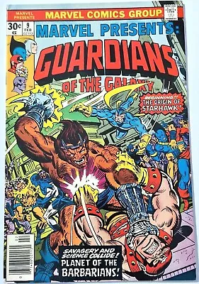 Buy Marvel Presents Guardians Of The Galaxy 9 Marvel 1977 • 10.99£