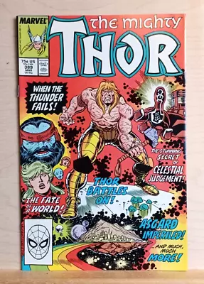 Buy The Mighty Thor #389 (Marvel 1988) KEY 1st App Of Replicoid, NM • 4.75£