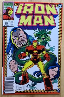 Buy Iron Man #270 Vol. 1 Marvel Comics (July 1991) 7.0 FN+/VF Or Better!!! • 1.58£