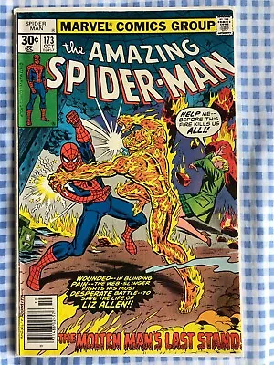 Buy Amazing Spider-Man 173 (1977) Molten Man App, Cents • 12.99£