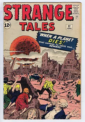 Buy Strange Tales #97 Marvel 1962 1st Appearance Aunt May & Uncle Ben By Steve Ditko • 354.82£