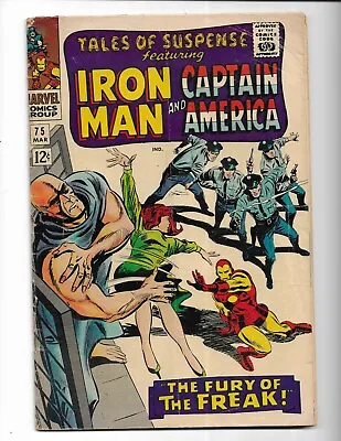 Buy Tales Of Suspense 75 - Vg- 3.5 - 1st Appearance Of Agent Carter - Batroc (1966) • 33.52£