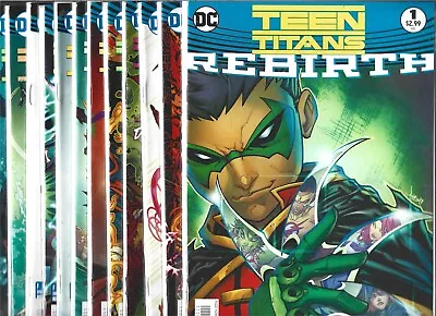 Buy Teen Titans 2016 Series Lot Of 12 - #1 1 2 3 4 5 6 7 8 9 10 11 Rebirth (nm-) Dc • 14.98£
