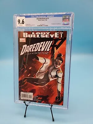 Buy Cgc 9.6 Daredevil #v2 #111 Marvel Comics 11/08 1st Lady Bullseye Graded • 237.09£