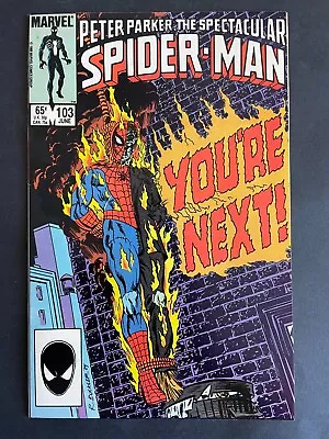 Buy Peter Parker The Spectacular Spider-Man #103 Marvel 1985 Comics • 9.04£