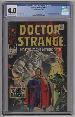 Buy Doctor Strange #169 CGC 4.0 Off White-White Pages Origin Retold 1968 Classic Cov • 197.65£
