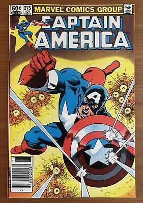 Buy CAPTAIN AMERICA #275 Great Key Issue!! VF+ 1st Appearance Of Baron Zemo II • 23.24£