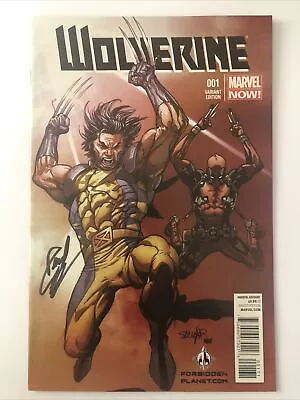 Buy WOLVERINE  #1 - Marvel Now! - Forbidden Planet Cover Signed By Paul Cornell 2014 • 14.99£