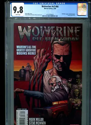 Buy Wolverine V3 #66 CGC 9.8 (2008) First Print 1st Old Man Logan Highest Grade • 126.14£