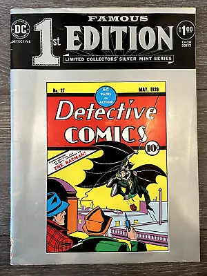 Buy DC Treasury C-28 Famous First Edition: Detective Comics #27 (1974) Bronze Age! • 15.77£