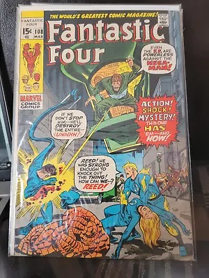 Buy Fantastic Four #108 1st Appearance Nega-Man! Cameo Annihilus! Marvel • 22.40£