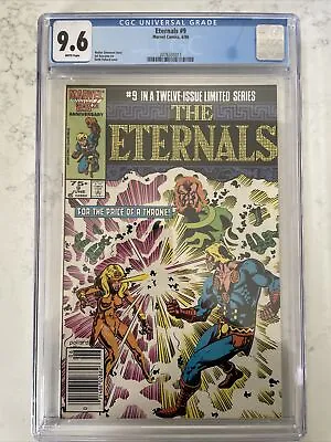 Buy Eternals  #9  CBCS 9.6  White Pgs 6/86 Cover By Keith Pollard Art By Sal Buscema • 15.93£
