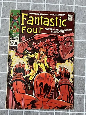 Buy #81 Fantastic Four, Fine+ Condition, Marvel • 43.47£