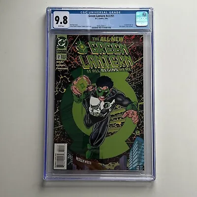 Buy DC Comics Green Lantern V3 #51 CGC 9.8 NM/M 1st Kyle Rayner As GL 1994 • 98.55£