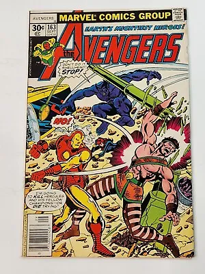 Buy Avengers 163 NEWSSTAND Jim Shooter George Tuska Bronze Age 1977 • 7.99£