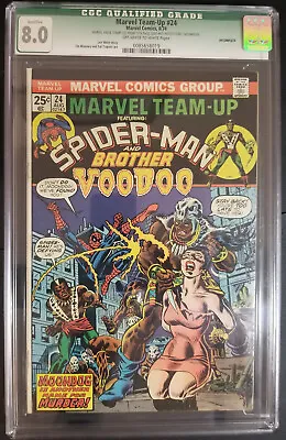 Buy Marvel Team-Up #24 CGC 8.0 Spider-Man And Brother Voodoo • 86.97£