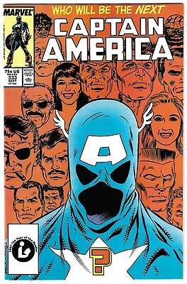 Buy Captain America #333 Nm- 1987 Mike Zeck Cover 1st Super Patriot As Cap Marvel • 11.87£